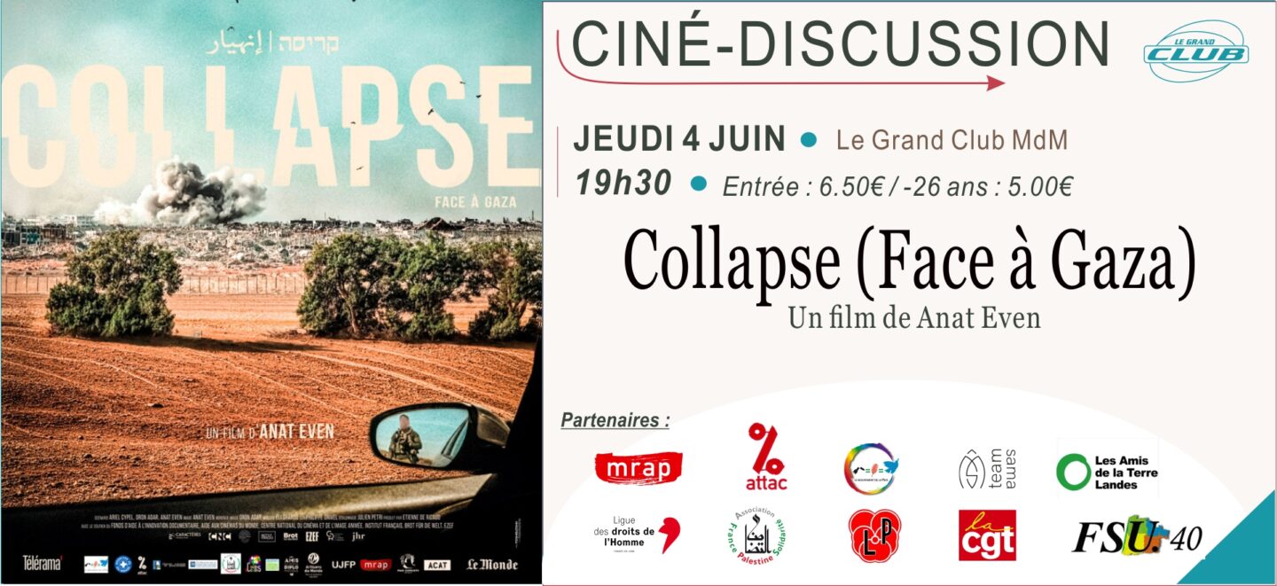 Ciné-discussion autour de Collapse Cinéma Grand Club Dax