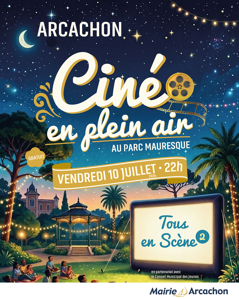 Ciné en plein air  Arcachon 2026-07-10