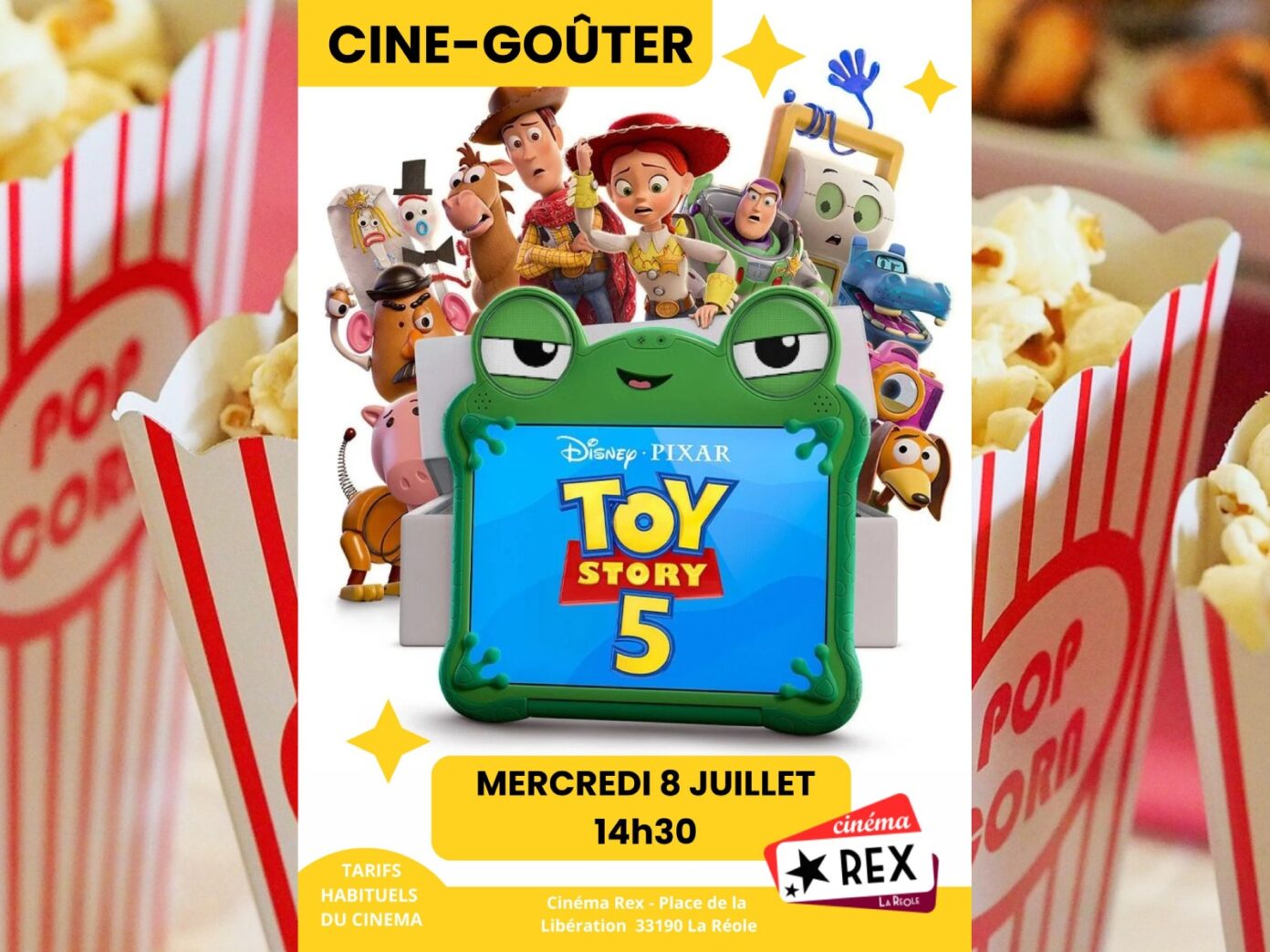 Ciné-goûter Toy story 5 Pl. de la Libération La Réole