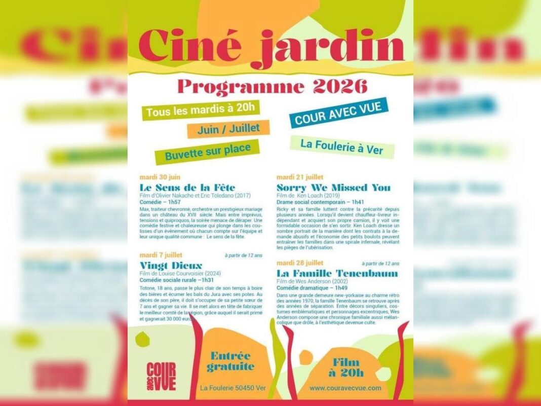 Ciné Jardin  Ver