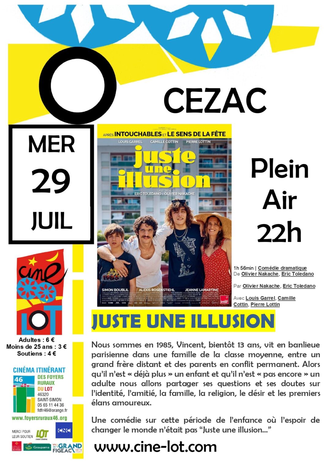 Ciné-Lot en plein air Juste une illusion  Cézac