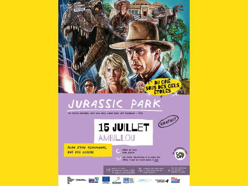 Ciné plein air Jurassic Park  Ambillou