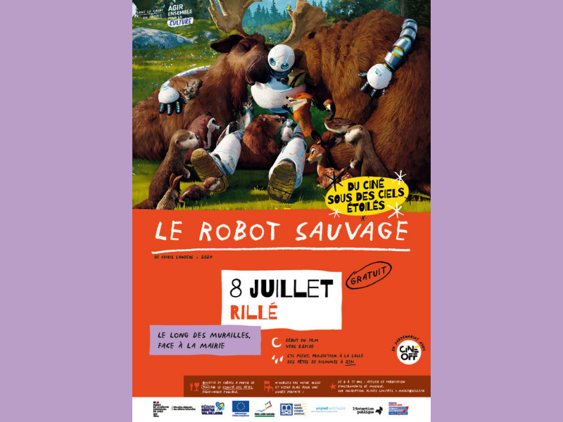 Ciné plein air Le robot sauvage  Rillé