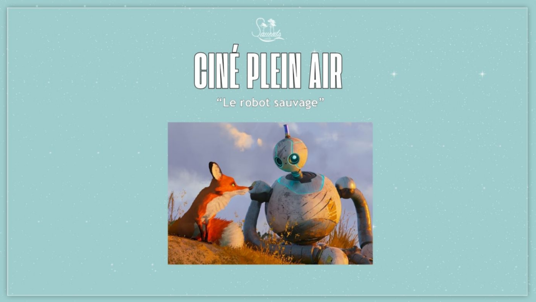 Ciné plein air Le robot sauvage Pré communale Saucats