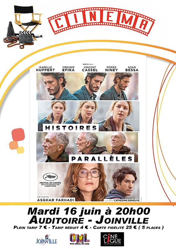 Cinéma à l’Auditoire Histoires parallèles Joinville