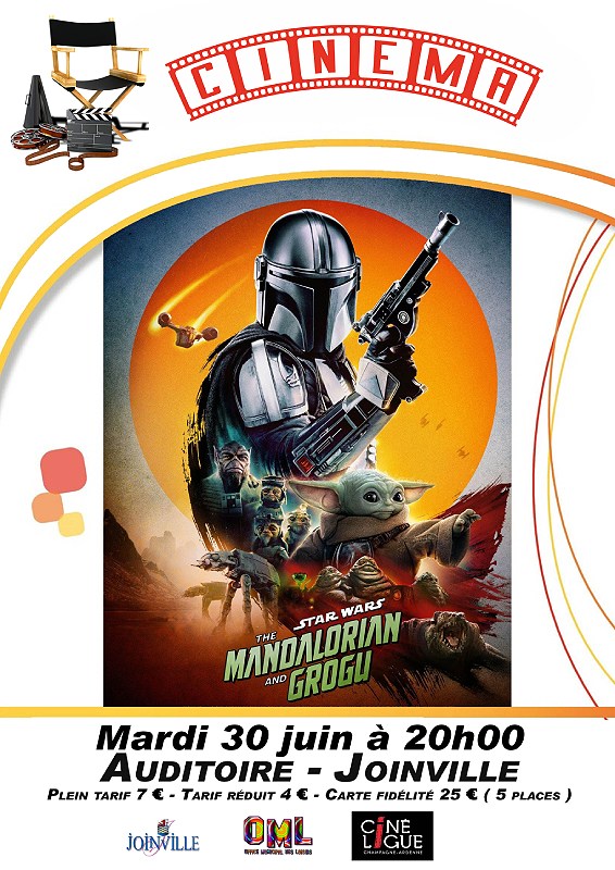 Cinéma à l’auditoire The mandalorian and grogu Joinville