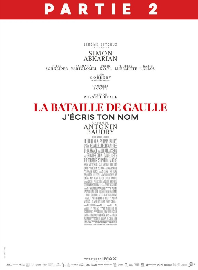 Cinéma Arudy La bataille De Gaulle Partie 2 J&rsquo;écris ton nom Cinéma Saint Michel Arudy