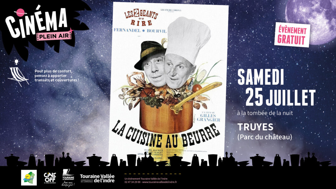 Cinéma en plein air La Cuisine au beurre Truyes