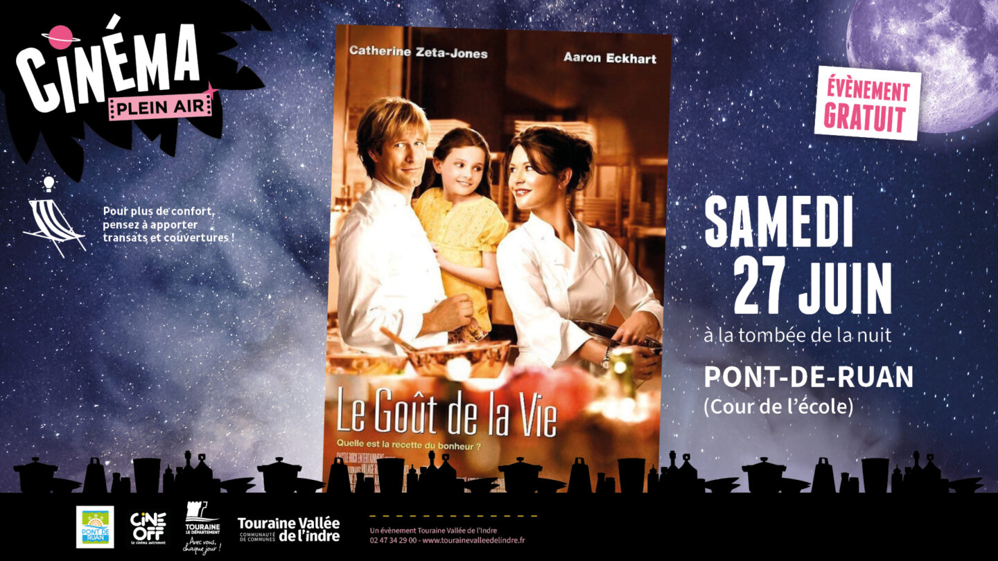 Cinéma en plein air Le Goût de la vie Pont-de-Ruan