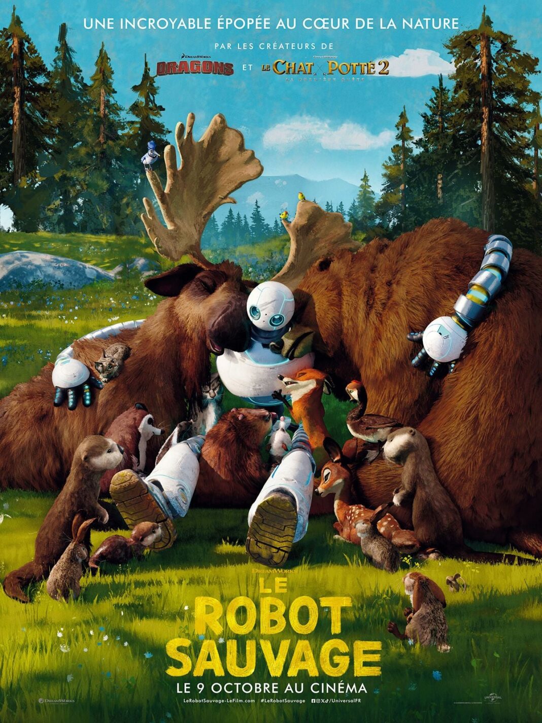 Cinéma en plein air Le Robot Sauvage  Rom
