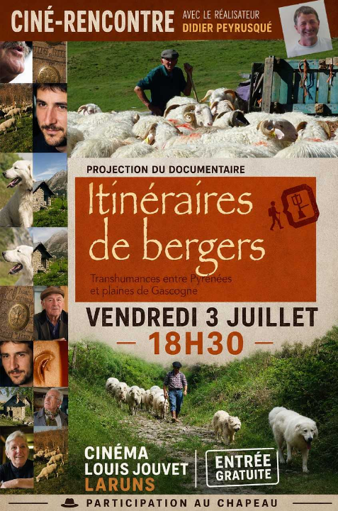 Cinéma Laruns Itinéraires de Bergers Rue de la Gare Laruns