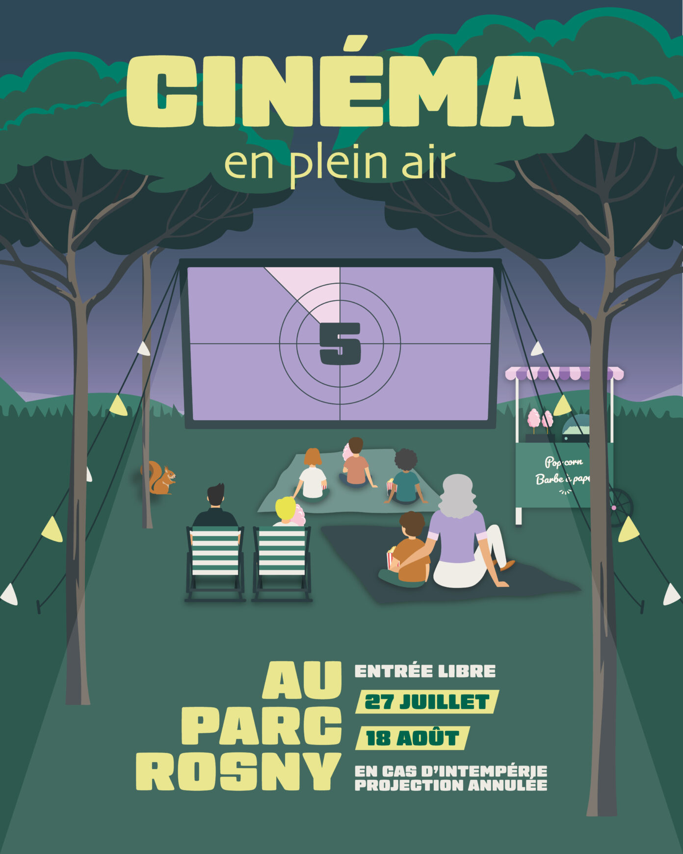 Cinéma plein air Le Chat Potté 2 la dernière quête Parc Rosny Soorts-Hossegor