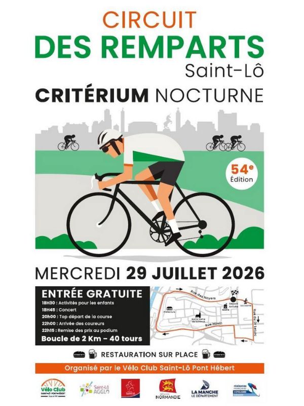 Circuit des Remparts > 54e édition  Saint-Lô