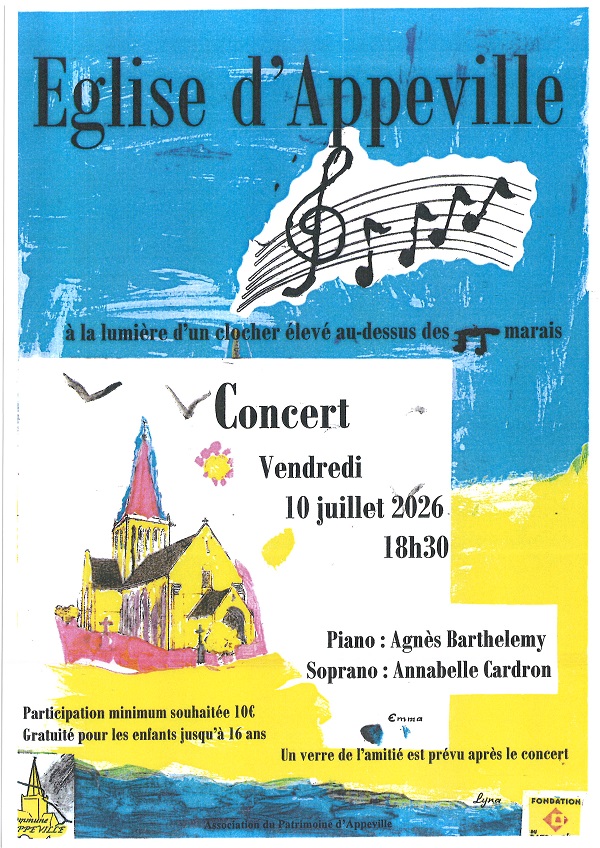 Concert À la lumière d’un clocher élevé au-dessus des marais  Appeville