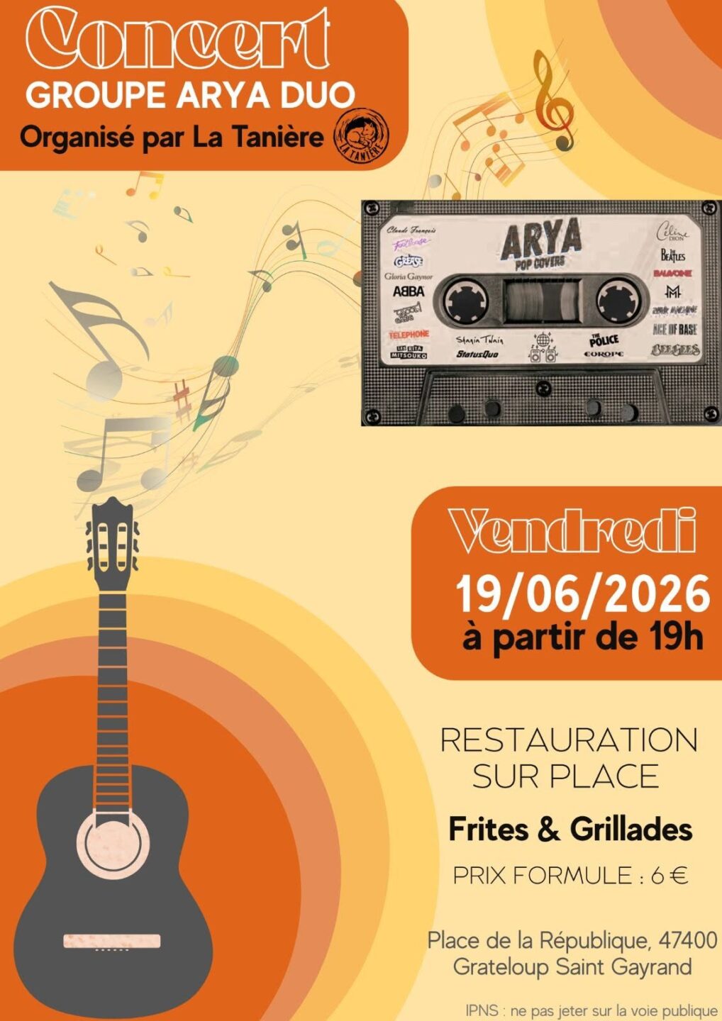 Concert Arya Duo Grateloup-Saint-Gayrand