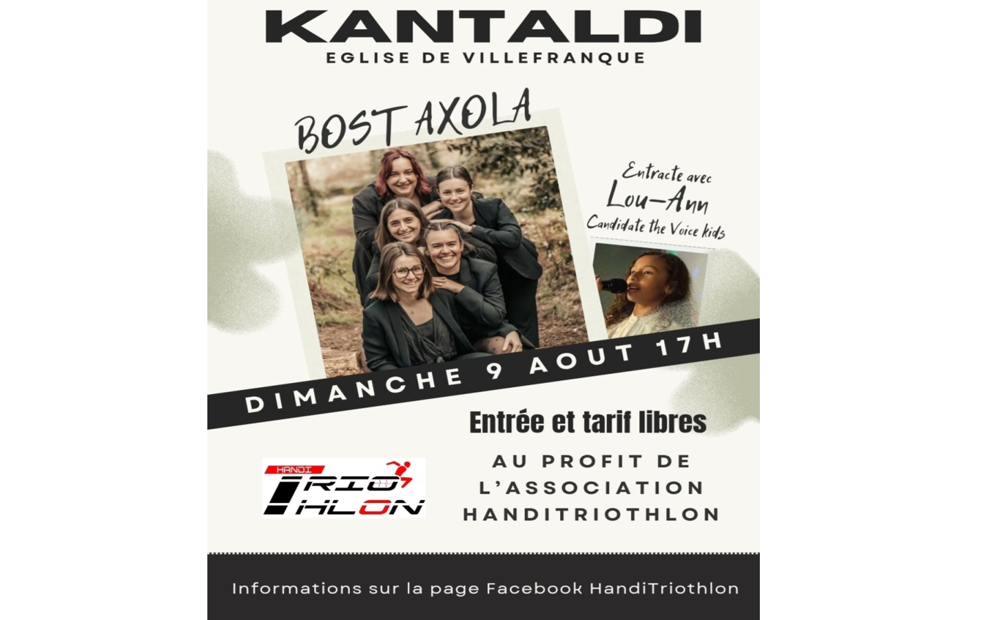 Concert avec Bost Axola Eglise Villefranque 2026-08-09