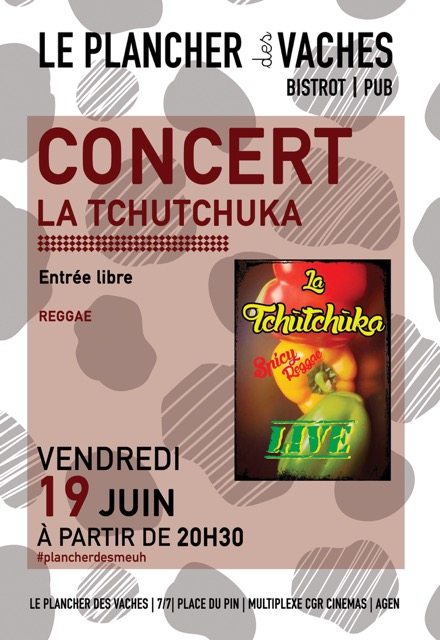Concert avec TCHUTCHUKA Agen