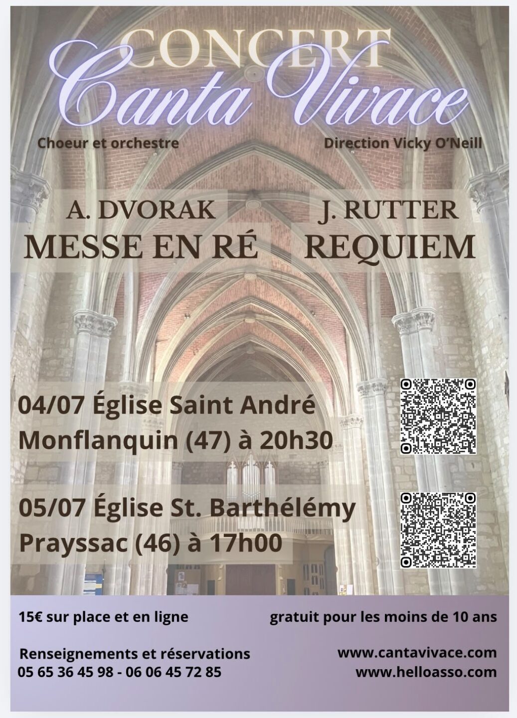 Concert Canta Vivace Prayssac