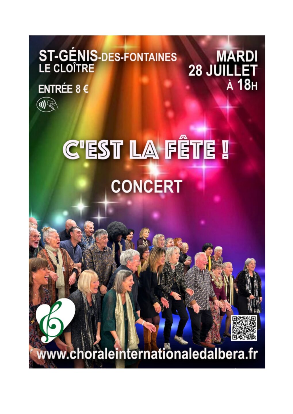 CONCERT CHORALE INTERNATIONALE DE L’ALBERA C’EST LA FÊTE Saint-Génis-des-Fontaines