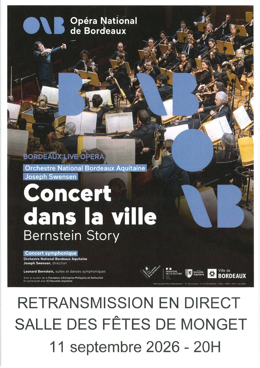 Concert dans la ville Salle des fêtes Monget