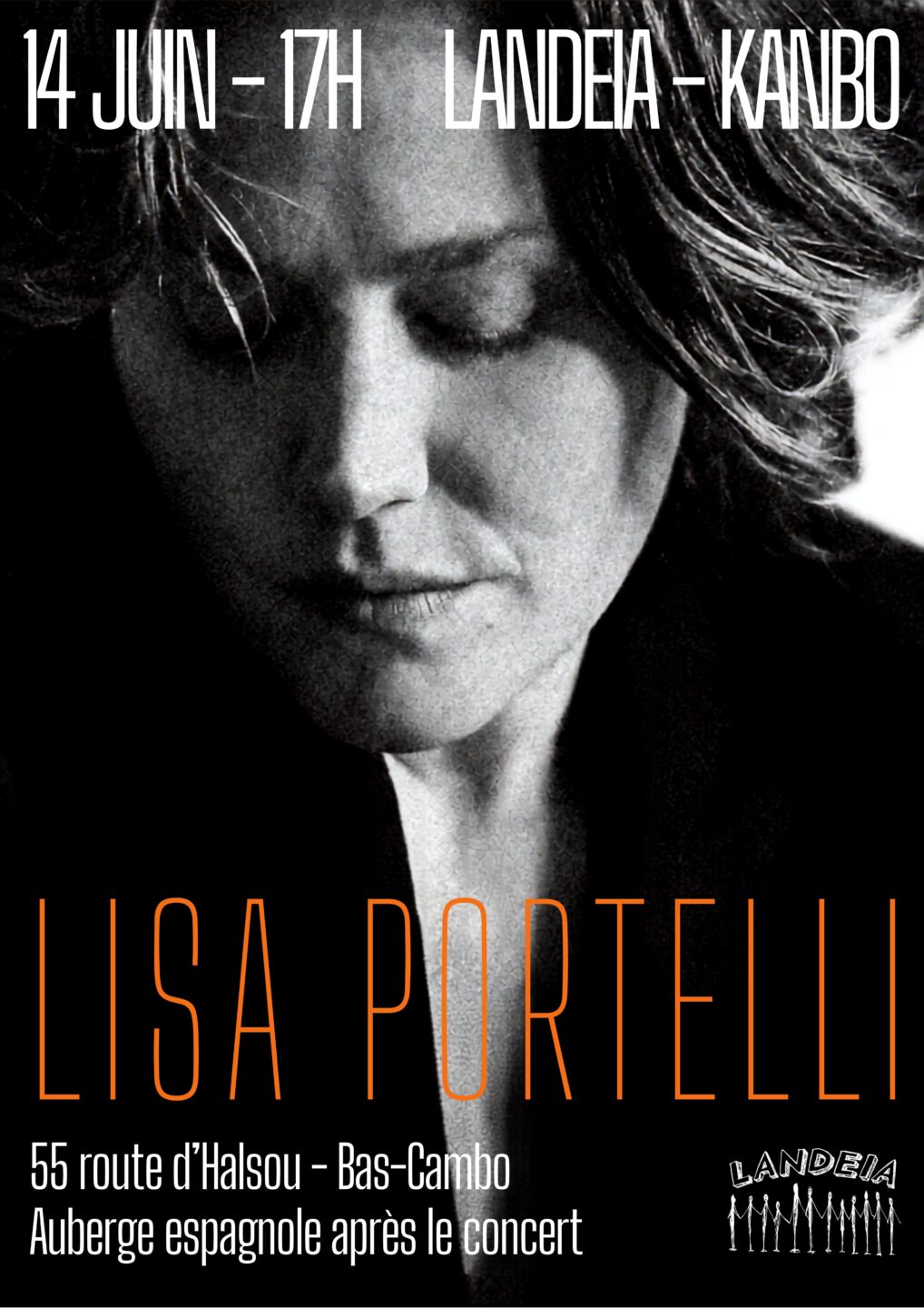 Concert de Lisa Portelli Album ABSENS Landeia (Bas Cambo) Cambo-les-Bains