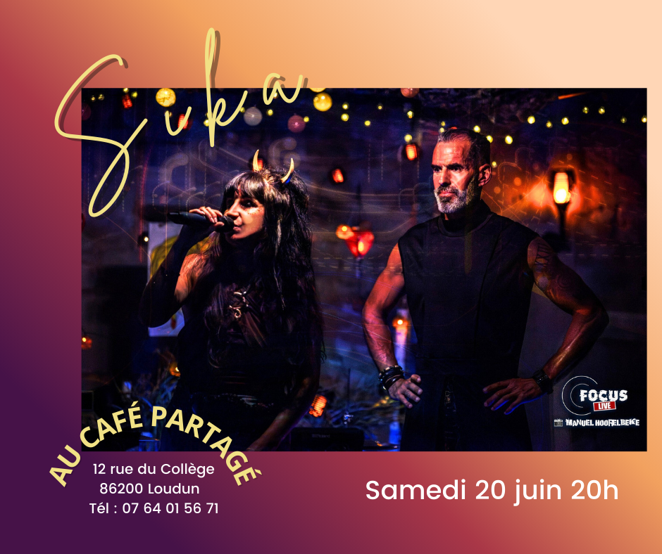 Concert de Sika Café Partagé Loudun 2026-06-20