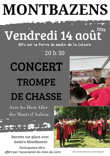 Concert de trompe de chasse  Montbazens