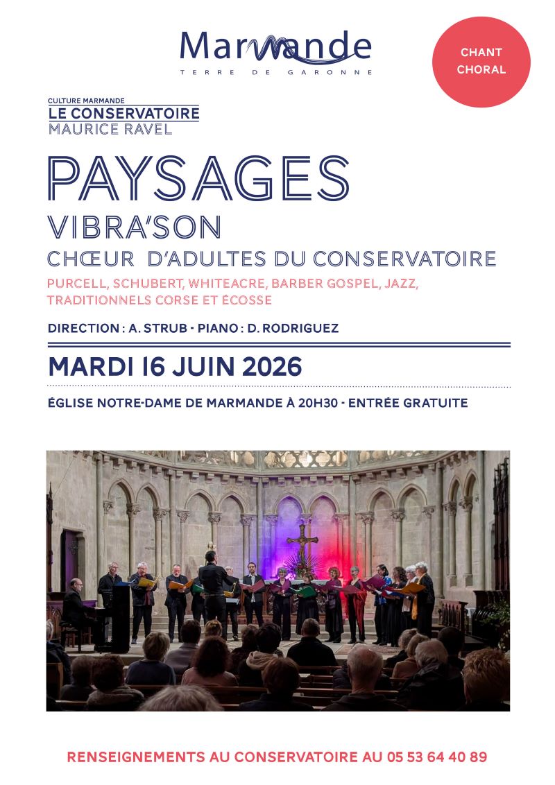 Concert de Vibra’Sons PAYSAGES Marmande