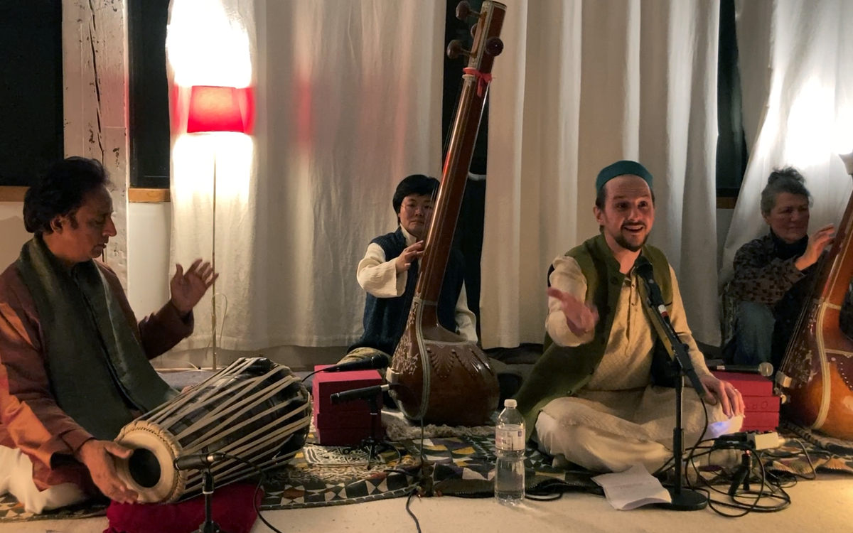Concert Dhrupad — Jérôme Cormier & Pandit Mohan Shyam Sharma Studio des Orteaux Paris