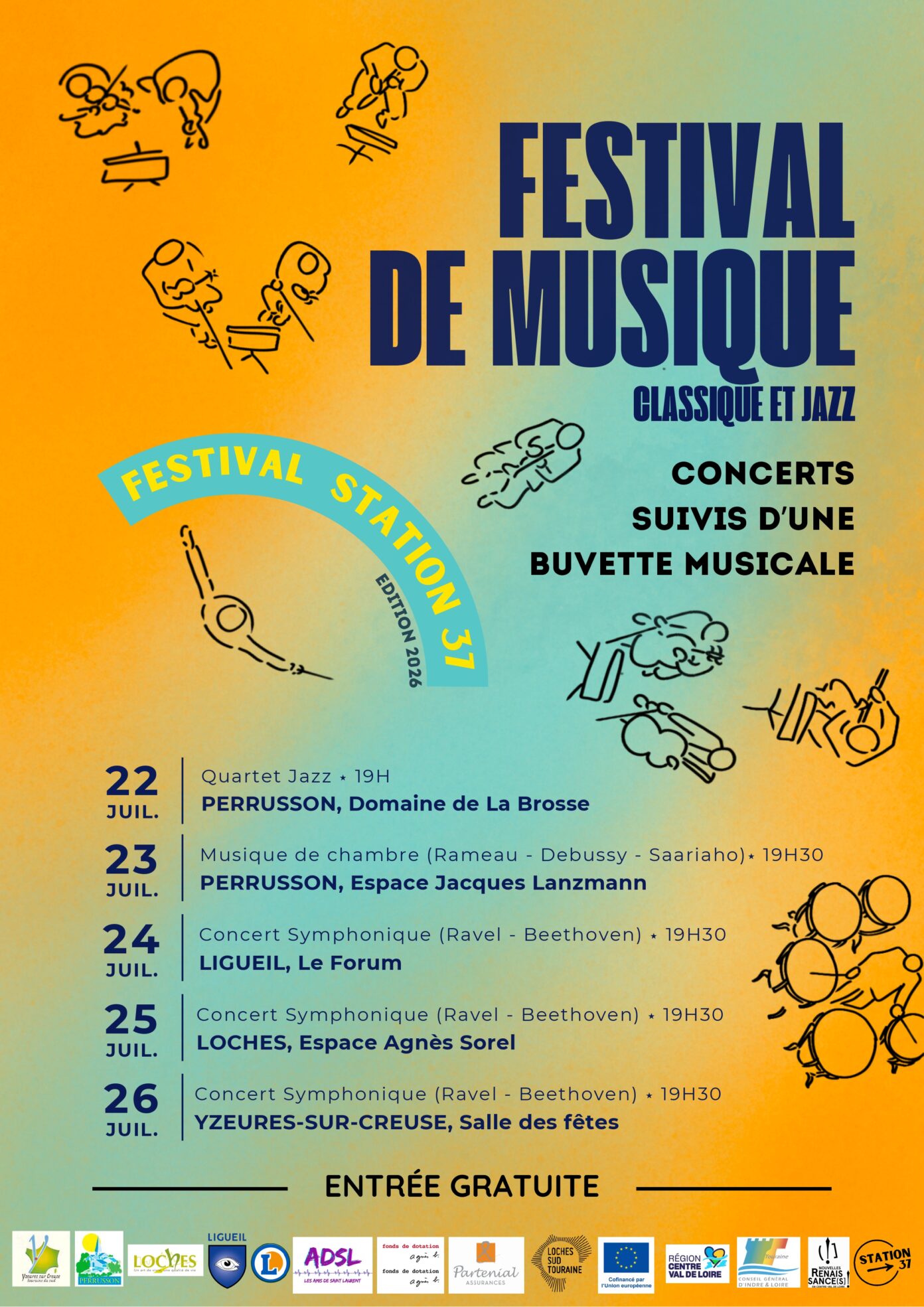 Concert d’orchestre  Ligueil