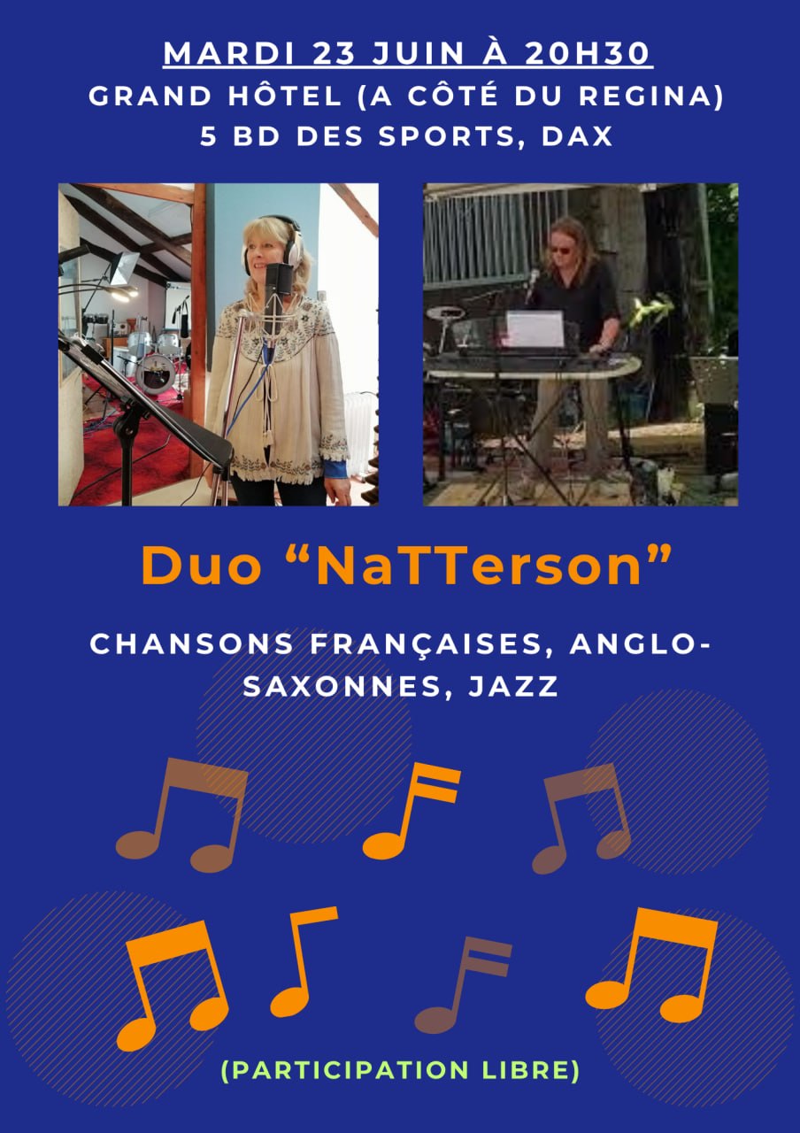 Concert du duo Natterson Grand Hôtel Dax