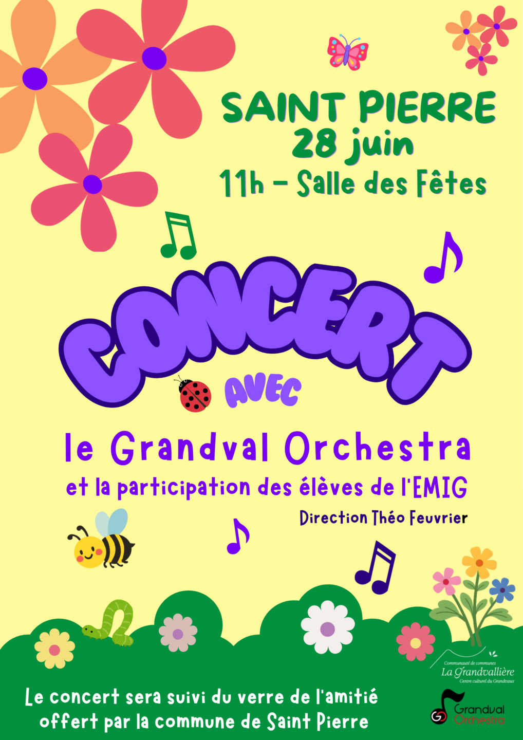 Concert du Grandval Orchestra Grande-Rivière Château