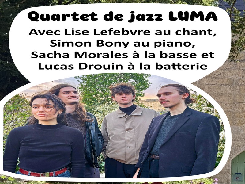 Concert du Quartet de jazz LUMA Eglise de la Croupte La Croupte Livarot-Pays-d’Auge
