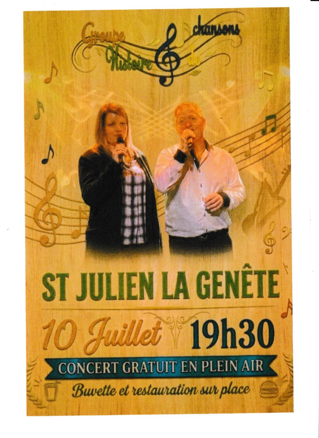 Concert en plein air Saint-Julien-la-Genête