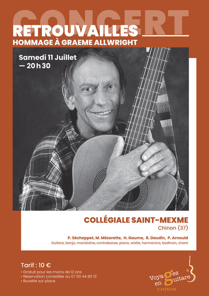 Concert hommage à Graeme Allwright par le groupe Retrouvailles Chinon