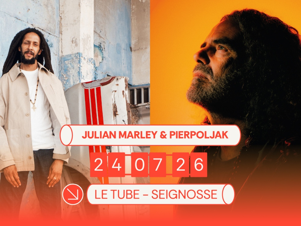 Concert Julian Marley et Pierpoljak Le Tube Seignosse
