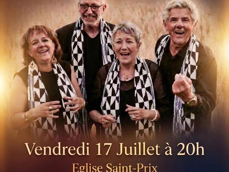 Concert Le Quartet Gospel Église Saint-Prix Saulxures-sur-Moselotte