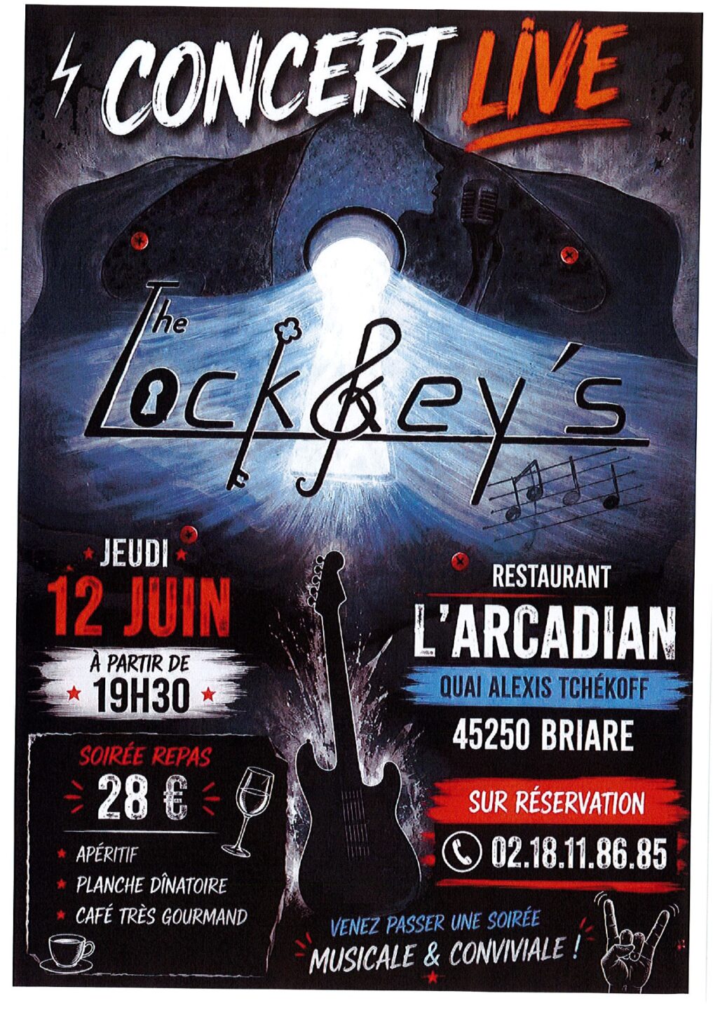 Concert live de The LockKeys Briare