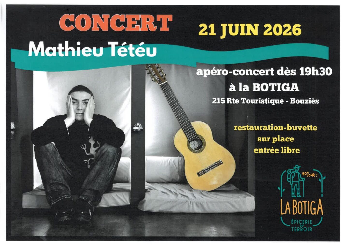 Concert Mathieu Tétéu Bouziès