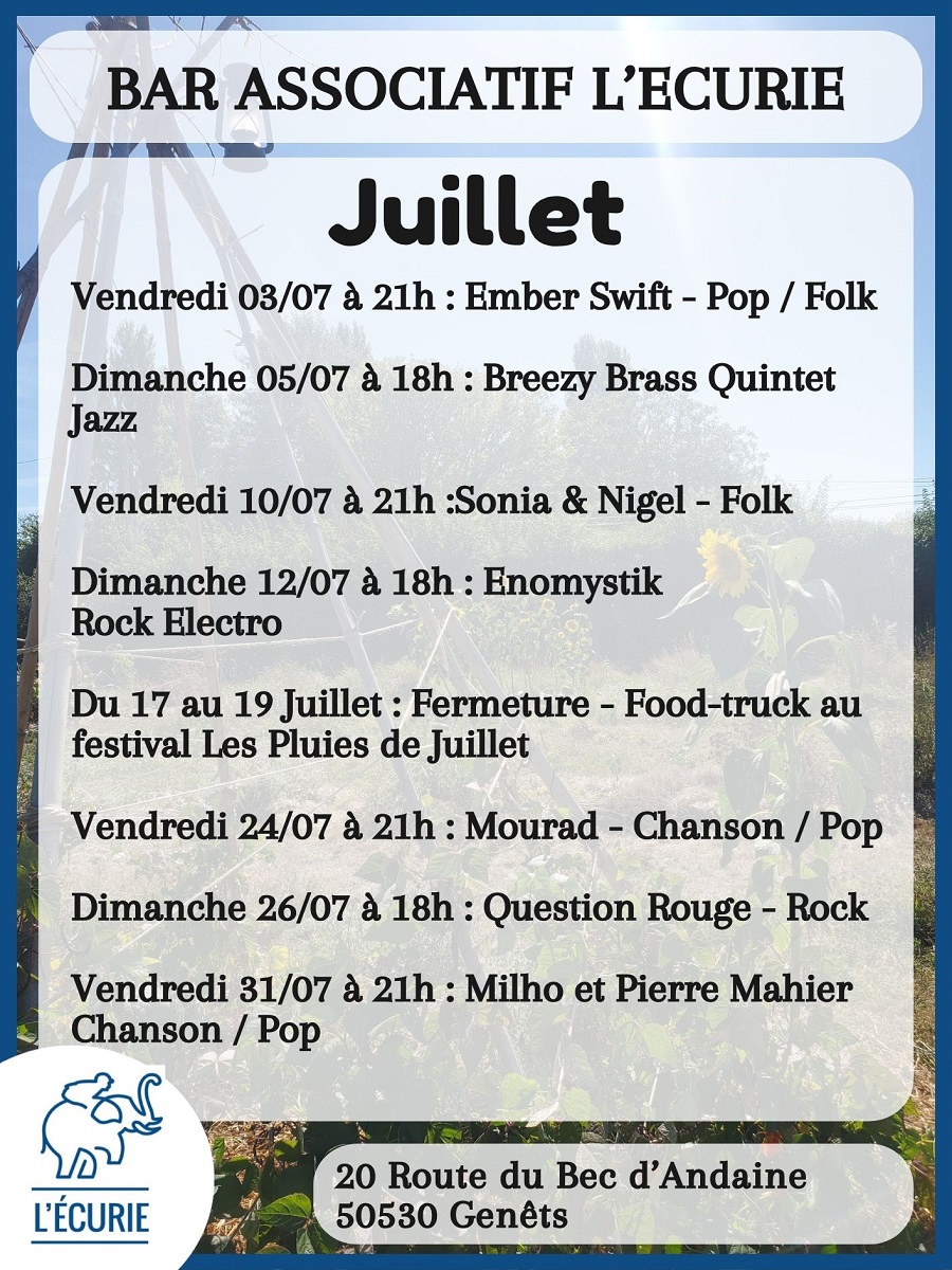 Concert Milho et Pierre Mahier 20 route du Bec d'Andaine Genêts 2026-07-31