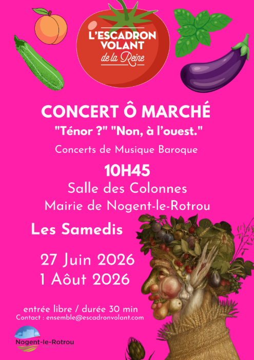 Concert Ô Marché 2026 Nogent-le-Rotrou