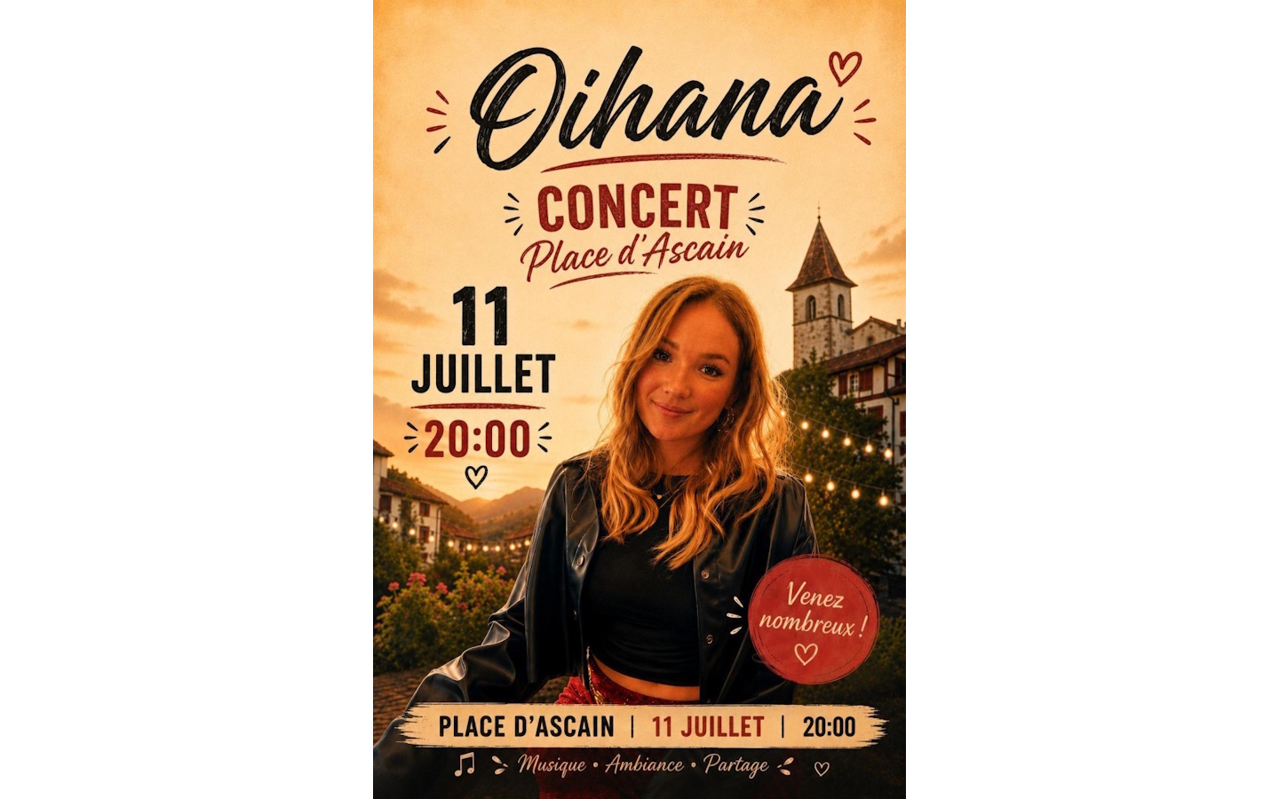 Concert Oihana Fronton Panpi Laduche Ascain 2026-07-11