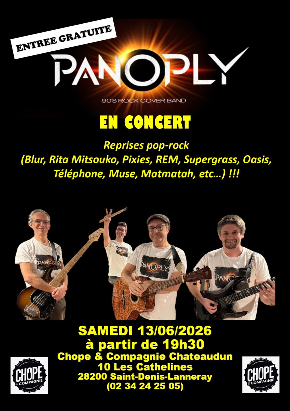 Concert Panoply Saint-Denis-Lanneray