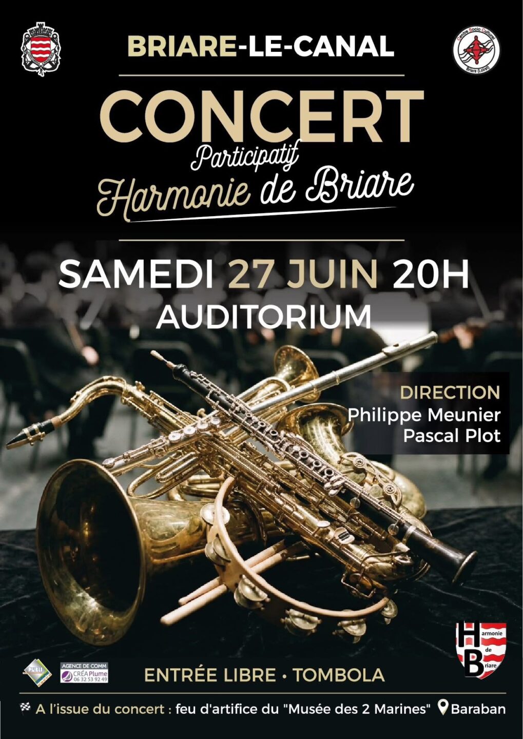 Concert participatif de l’Harmonie de Briare Briare