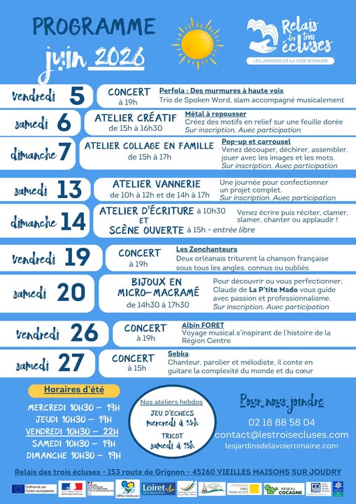 Concert Perfola Les zenchanteurs Vieilles-Maisons-sur-Joudry