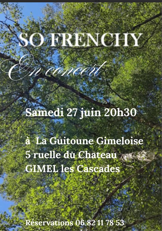 Concert So Frenchy Gimel-les-Cascades