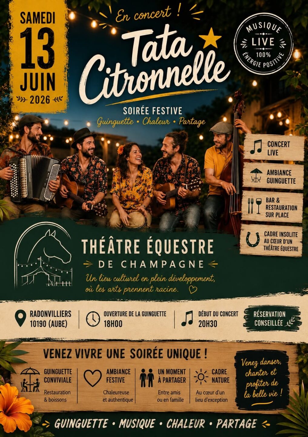 Concert Tata citronnelle Radonvilliers