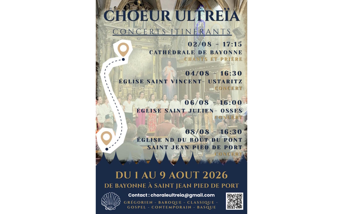 Concert Ultreïa  Ossès