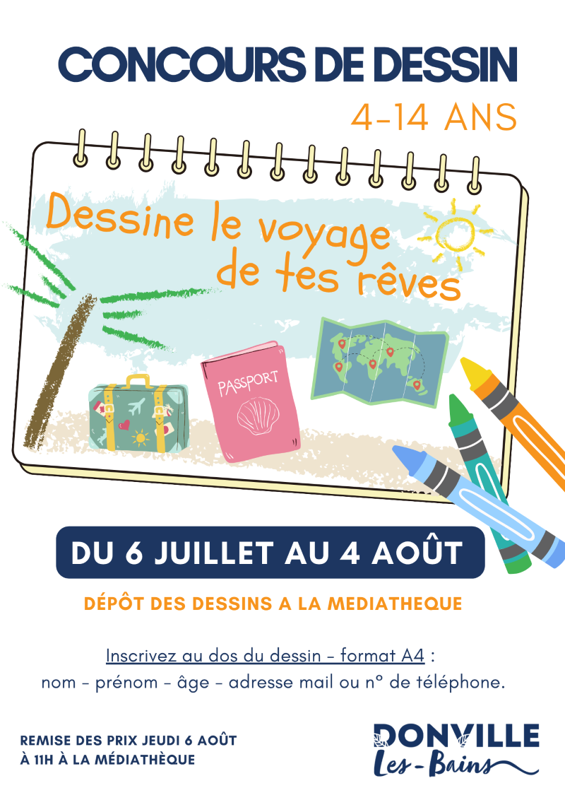 Concours de dessin Donville-les-Bains