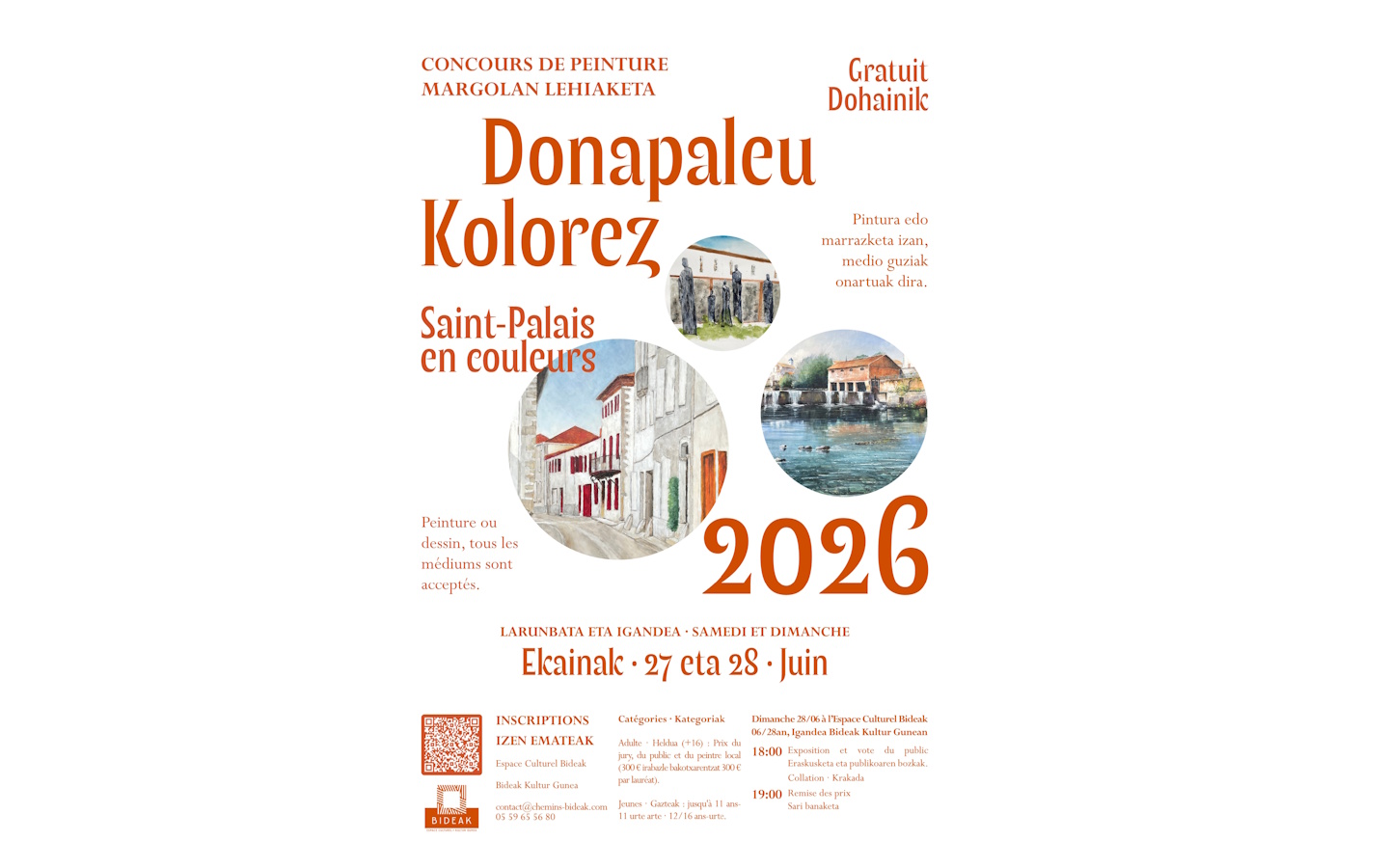 Concours de peinture dessin Saint-Palais